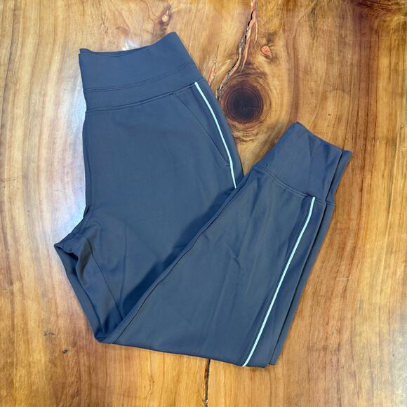 Athleta Salutation Jogger Pants Women's M Venice Track Stripe Jogger 854423 RR12 - Picture 1 of 7